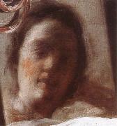 VELAZQUEZ, Diego Rodriguez de Silva y Detail of Venus painting